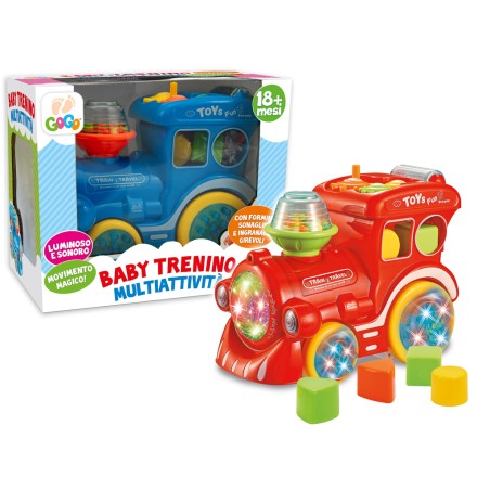 TEOREMA GOGO - BABY TRENINO MULTIATTIVITA'  MISTERO LUCI/SUONI 67294-