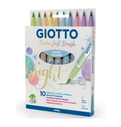 1 - TURBO SOFT BRUSH PASTEL GIOTTO 10 COL 426900