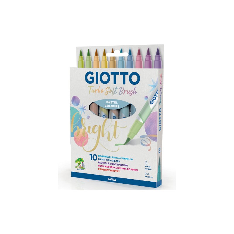 TURBO SOFT BRUSH PASTEL GIOTTO 10 COL 426900