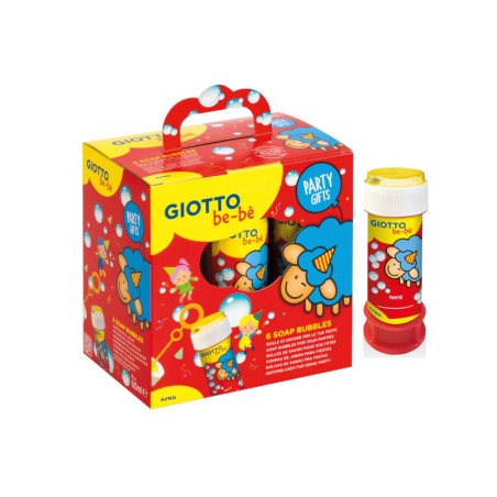 FILA 6 PEZZI - GIOTTO BE-BE PARTY SET BOLLE SAPONE 472000