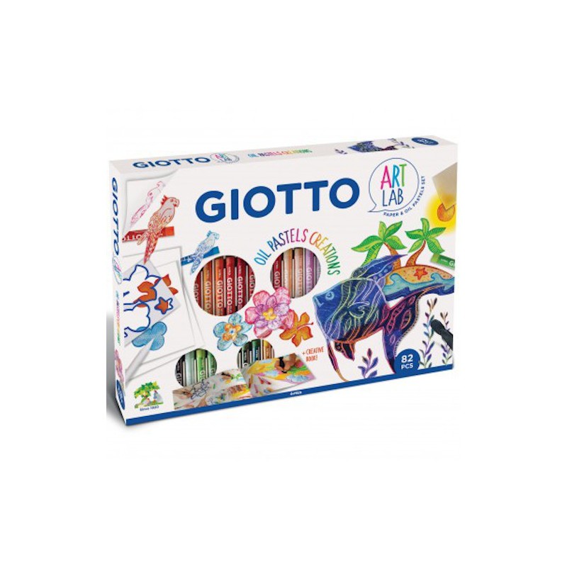 GIOTTO ART LAB OIL PASTELS CREATIONS 581700