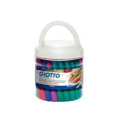 1 - FILA 50 PEZZI GLITTER GLUE GIOTTO 10,5ML. BARATTOLO