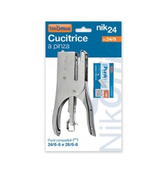 1 - Cucitrice Big Star a pinza in metallo 24/6-8 04/005-BL