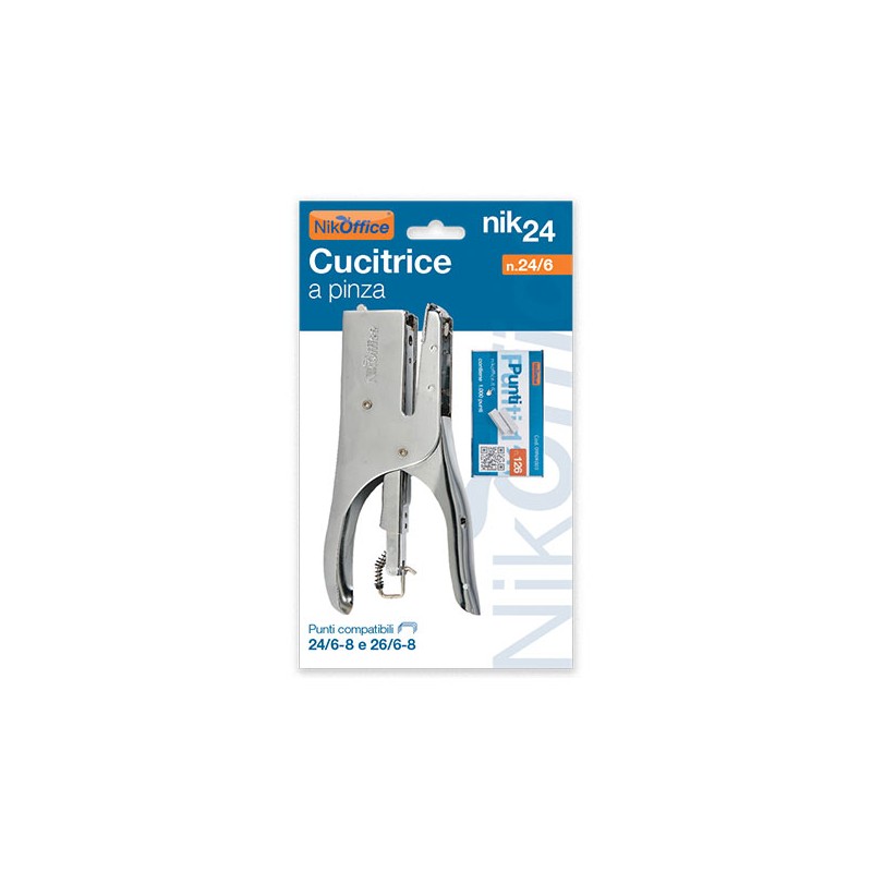 Cucitrice Big Star a pinza in metallo 24/6-8 04/005-BL