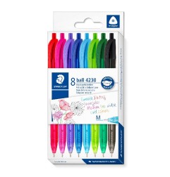 1 - BIRO STAEDTLER 4230 MC-8 SCATTO 8PZ. COL. ASS.