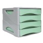 CASSETTIERA ARDA PASTEL VERDE 4CASS. 15P4PPASV