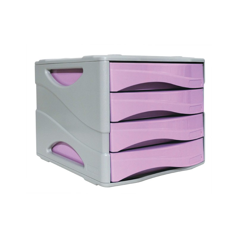 CASSETTIERA ARDA PASTEL LILLA 4CASS. 15P4PPASVI