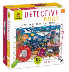 1 - LUDATTICA DETECTIVE PUZZLE 108 PCS IL MARE 20156