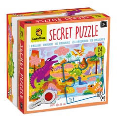 1 - LUDATTICA SECRET PUZZLE - 24 PCS I DINOSAURI 21863