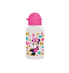 1 - Boraccia in alluminio Minnie con Tappo 400 ML  ST51134