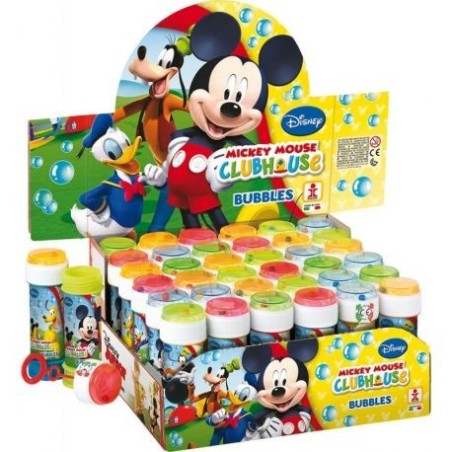 BOLLE DI SAPONE MICKEY -36pz BUBBLE WORLD