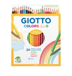 1 - PASTELLI GIOTTO COLORS SMILE -24pz 2784