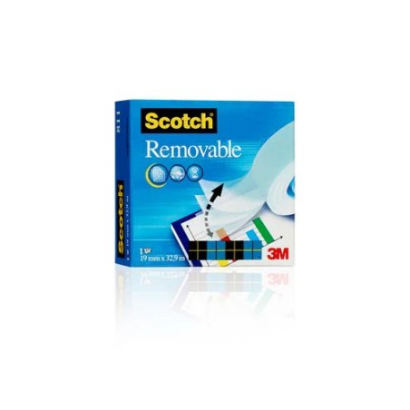 Nastro Adesivo Magic 3M 811 82251, scotch trasparente removibile, 19x33mm