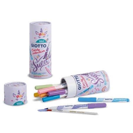 TURBO SOFT BRUSH CANDY COLLECTION GIOTTO 12 COL F427700