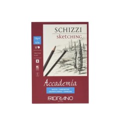 1 - BLOCCO COLLATO ACCADEMIA SKETCHING A5 120GR 50FG -FABRIANO 41121421