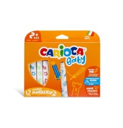 1 - PENNARELLI CARIOCA BABY MARKER 12Pz. ASS. 42814