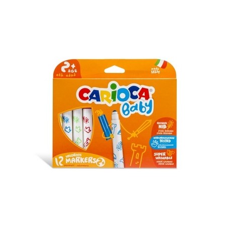 PENNARELLI CARIOCA BABY MARKER 12Pz. ASS. 42814