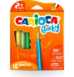 1 - PASTELLI CARIOCA BABY PENCIL -10pz 42819