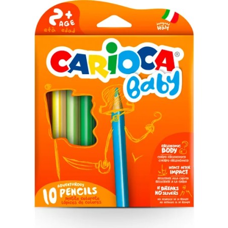 PASTELLI CARIOCA BABY PENCIL -10pz 42819