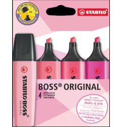 1 - EVID.STABILO BOSS SHADES OF PINK -4pz D70/4-6-1