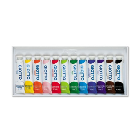 TEMPERA GIOTTO F.TO 4 - 12ml BOX 12pz F358000