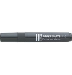 1 - Pennarello Marker W10 punta a scalpello Papermate colore nero S0192654