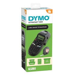 Etichettatrice Portatile Dymo LetraTag LT-100H - Display a 13 Caratteri BLACK 102841