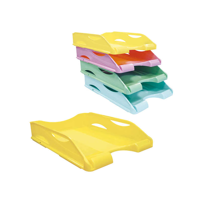 Vaschetta Portacorrispondenza Arda Keep Colour Pastel - 26 x 33,5 x 6,7 cm, Colore Giallo 65510PASG