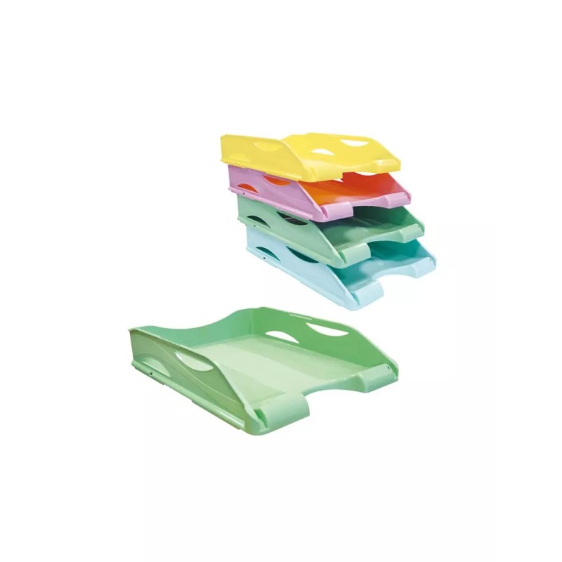 Vaschetta Portacorrispondenza Arda Keep Colour Pastel - 26 x 33,5 x 6,7 cm, Colore Verde 65510PASV