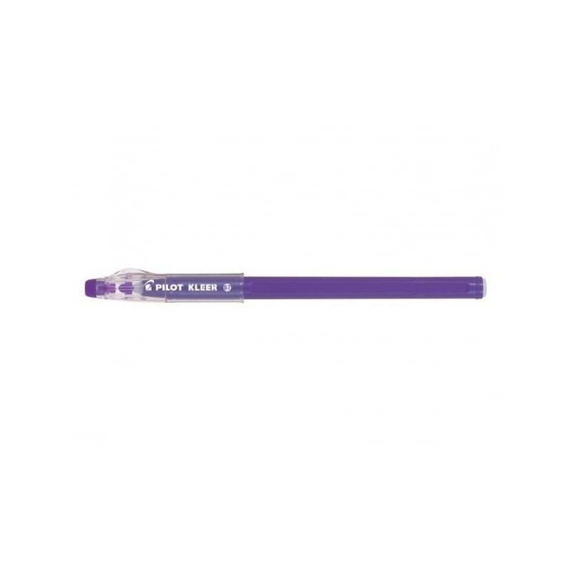 Penna a Sfera Cancellabile Biro Pilot Kleer - Punta Fine 0,7 mm, Inchiostro Viola 006562