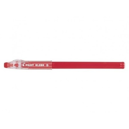 Penna a Sfera Cancellabile Biro Pilot Kleer - Punta Fine 0,7 mm, Inchiostro Rosso 006562