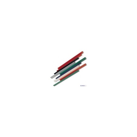 Dorsi rigidi rilegafogli 100 pezzi 4 mm colore bianco 38/013-1