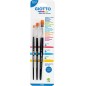 Set di Pennelli Giotto Serie 600 Taklon - Misure 2, 8, 14 026000