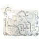 Funny Mat PUZZLE in polipropilene riutilizzabile stampata cm.30X40 -DINOSAURI- 3151