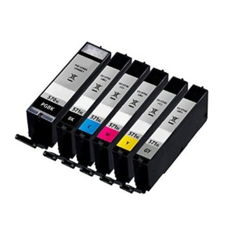 INKJET2 Inkjet Canon Cartuccia Universale Compatibile CL-571XL Giallo