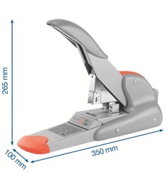 Cucitrice Rapid DUAX Heavy Duty, capacità fino a 170 fogli, colore grigio/arancio 21698301