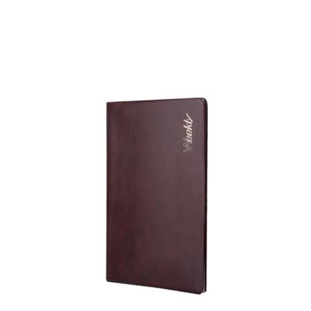 Agenda Settimanale InTempo Weekly Pattern 2025 - 15x21 cm, Bordeaux 7350PT30