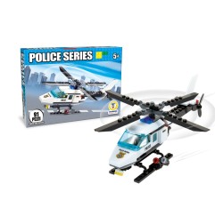 TEOREMA COSTRUZIONI CLICK CLACK ELICOTTERO POLICE 93 PZ 68554