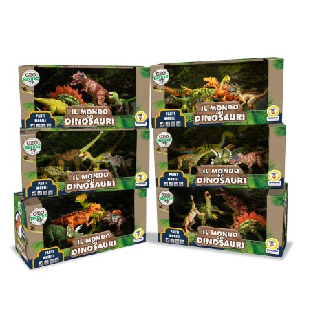 TEOREMA GEO NATURE - PLAYSET IL MONDO DEI DINOSAURI 3 MDL ASS. 66895