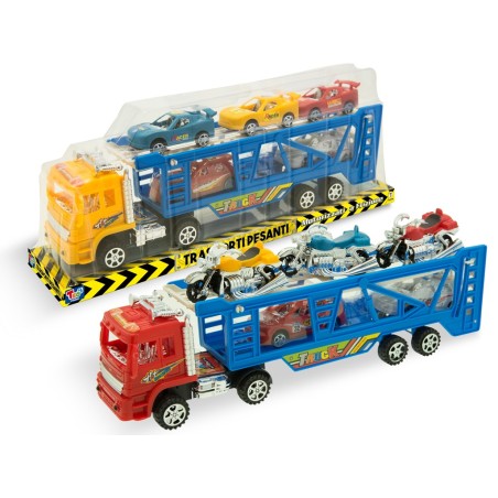 TEOREMA PLAYCITY - CAMION TRASPORTI PESANTI A FRIZIONE + 5 VEICOLI 65901