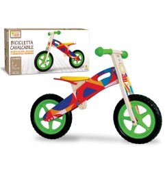 TEOREMA FATTO DI LEGNO - F. BICICLETTA VERDE IN LEGNO 40594