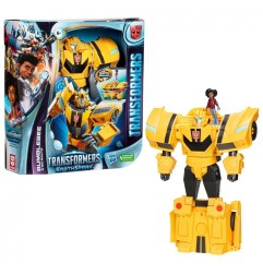 Transformers EarthSpark Spin Changer Bumblebee con Mo Malto - Action Figure 20 cm F7662