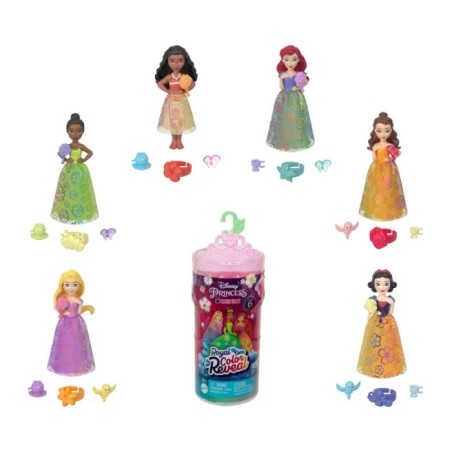 Disney Princess Royal Color Reveal - Bambola Sorpresa HRN63