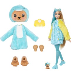 Barbie Cutie Reveal - Bambola con Costume Orsacchiotto Delfino HRK22