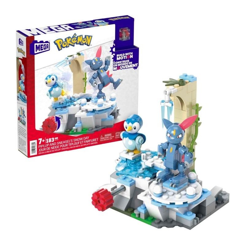 Mega Pokémon - Piplup e Sneasel Divertimento sulla Neve HKT20