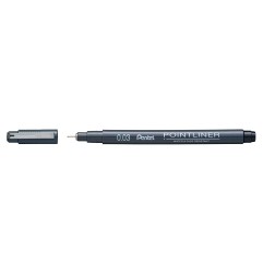 Pennarello a Punta Fine Pentel Pointliner 0,03 mm - Inchiostro Nero -12pz  S20P-03A