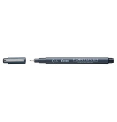 POINTLINER PENTEL 0,4 NERO -12pz  S20P-4A