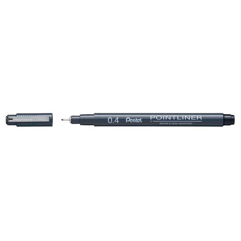 POINTLINER PENTEL 0,4 NERO -12pz  S20P-4A