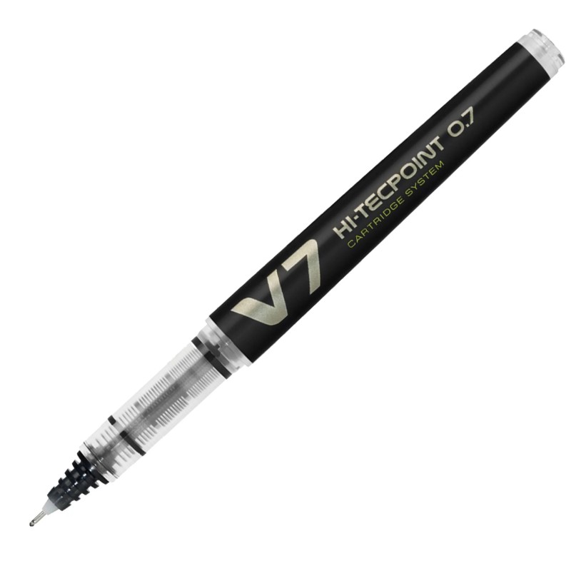 PILOT 10 pezzi Penna Roller Tecpoint V7 ricaricabile nero 040345