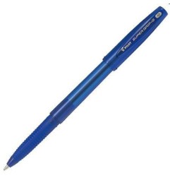 PILOT Penna Biro sfera con cappuccio SUPER GRIP G 1661 colore Blu 1,0mm, kit da 12pz 001661